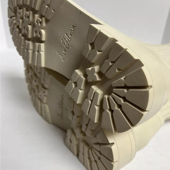 Sam Edelman Womens Lila Womens Boot Ivory 7 M - Picture 5 of 6